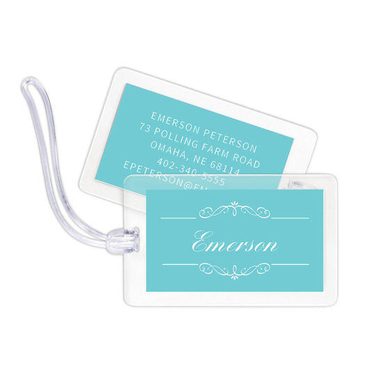 Bellissimo Scroll Luggage Tags